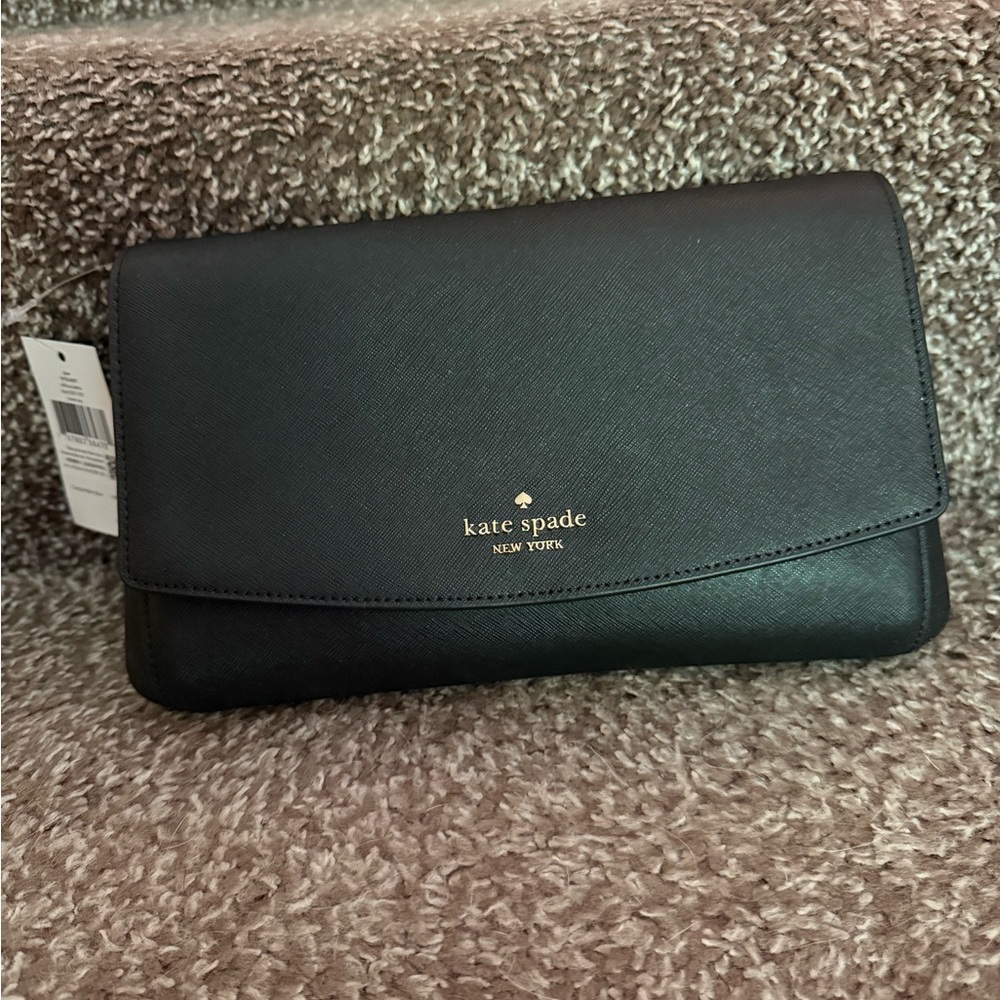 Kate Spade Black Leather Laurel Way